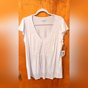 Torrid white 1x top